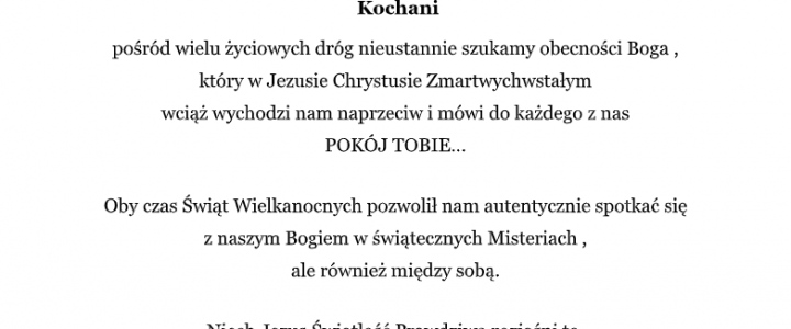 ALLELUJA, JEZUS ŻYJE !!!